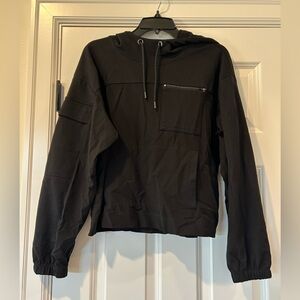 CAbi Black Hooded Top